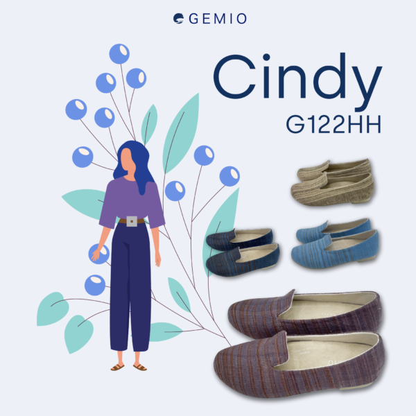 Celine shoes : G121HH Beige,Blue,Jean - Health edition รองเท้าเพื่อสุขภาพ - Image 9
