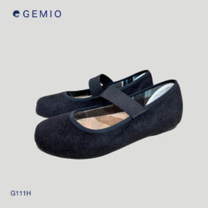 Naomi shoes G111H ดำกำมะหยี่- Health edition รองเท้าเพื่อสุขภาพ